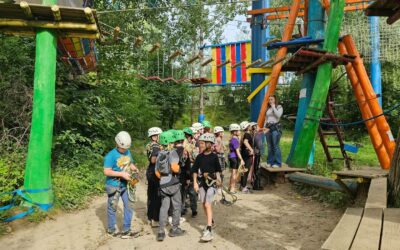 Wycieczka integracyjna klasy 4a do Adventure Parku